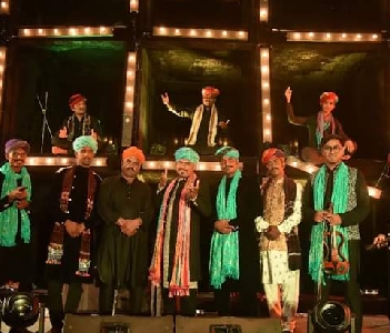 Rajasthani folk music and sufi group